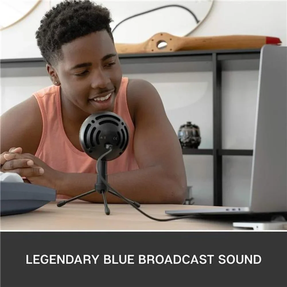Logitech for Creators BlueSnowball iCE USB Microphone for PC, Mac, Gaming
